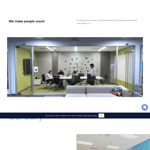 Density About Us Page Design