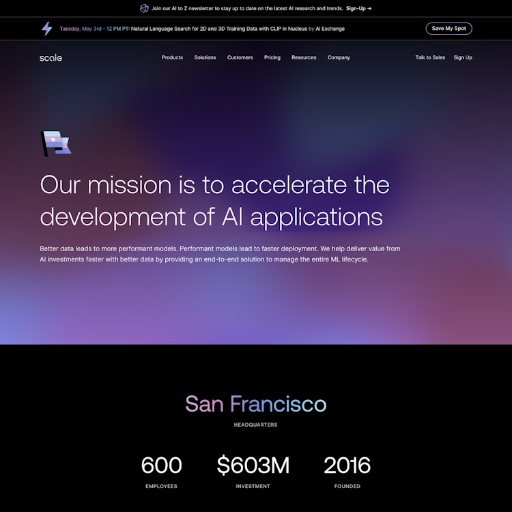Scale About Us Page Design
